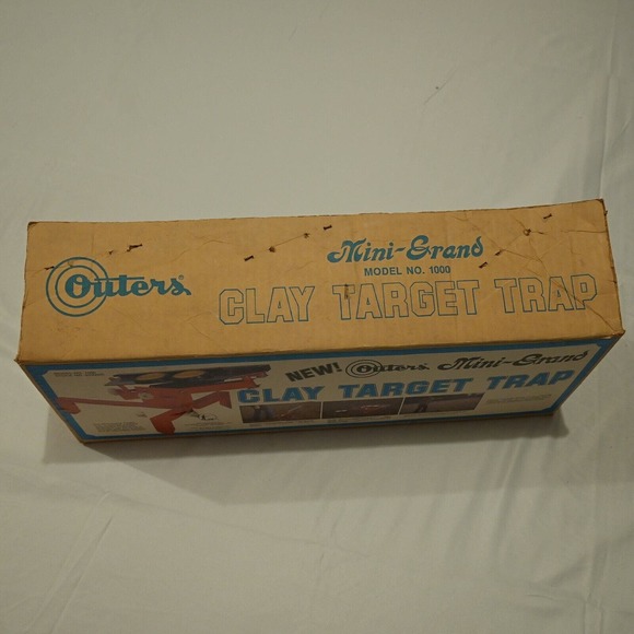Deadstock Vtg Outers Mini-Grand Target Trap Portable Clay Pigeon Model 1000 USA - Picture 2 of 5